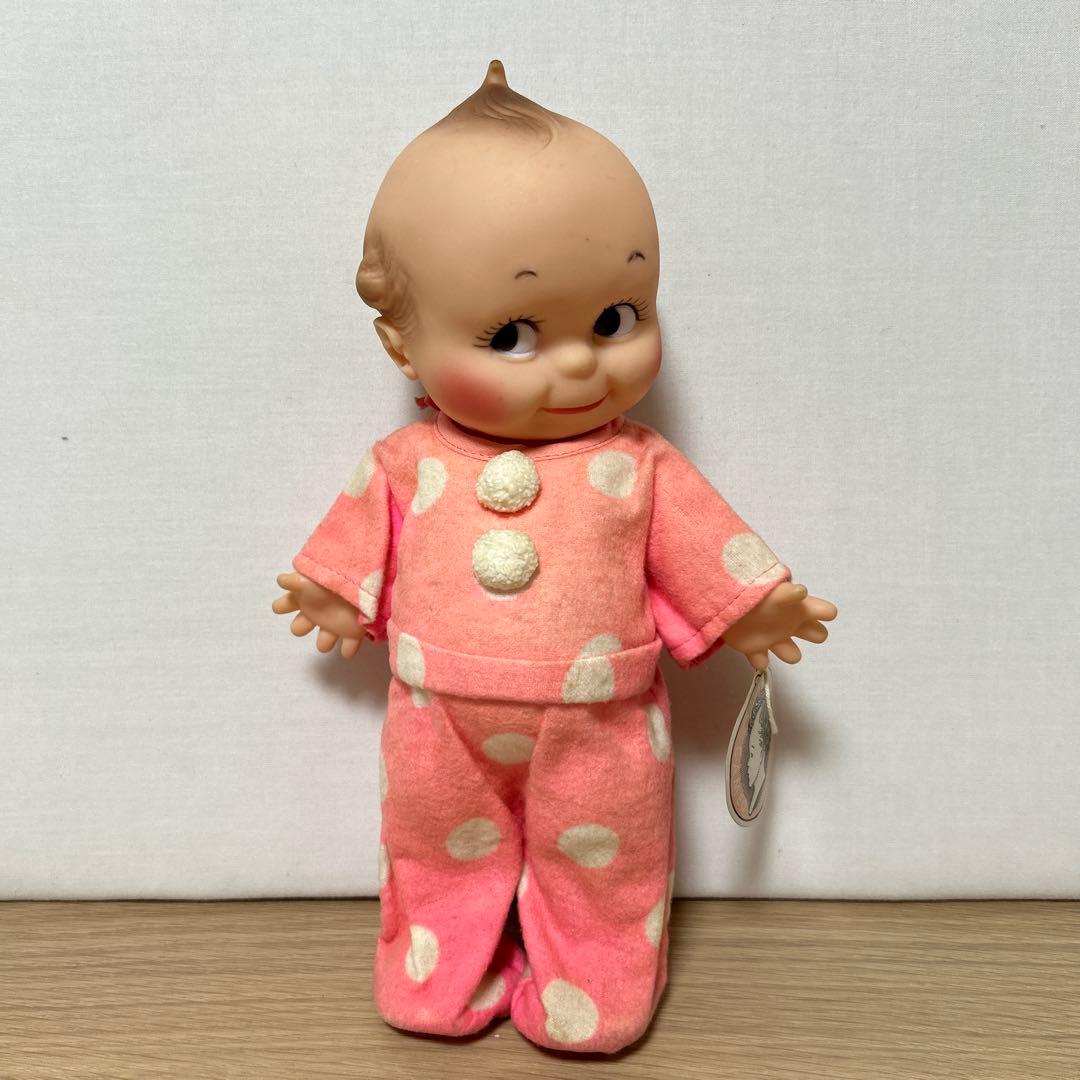 CAMEO 水玉パジャマシリーズ　キューピー　ビンテージ品　希少　正規品 ドット柄 あったかハイネックパジャマ(水玉フリース) - ファッション