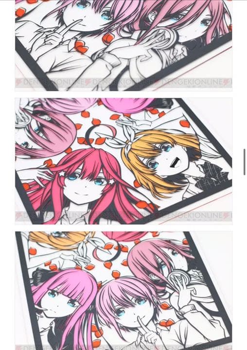 五等分の花嫁　キリトリエ　中野家五姉妹110枚