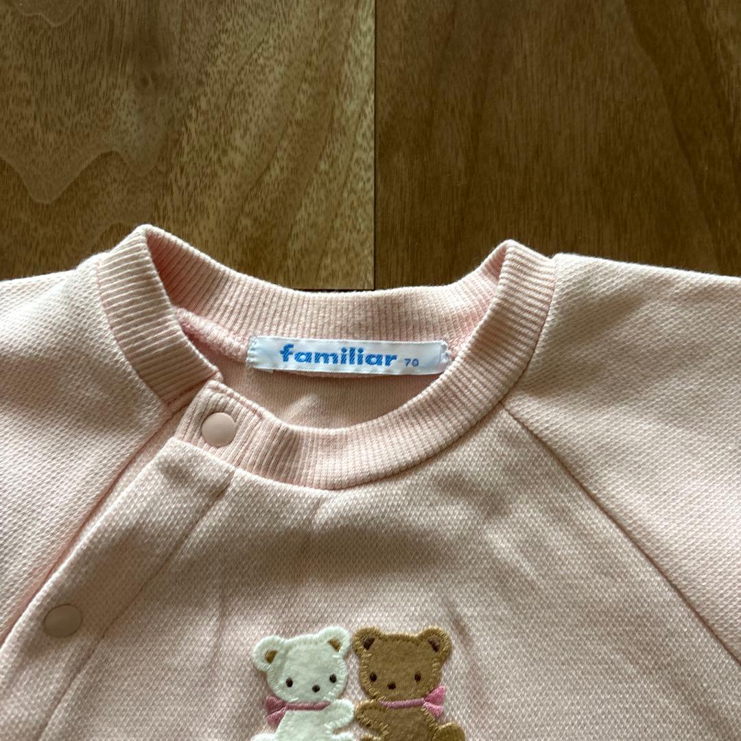 ファミリア ロンパース 70サイズ - メルカリ