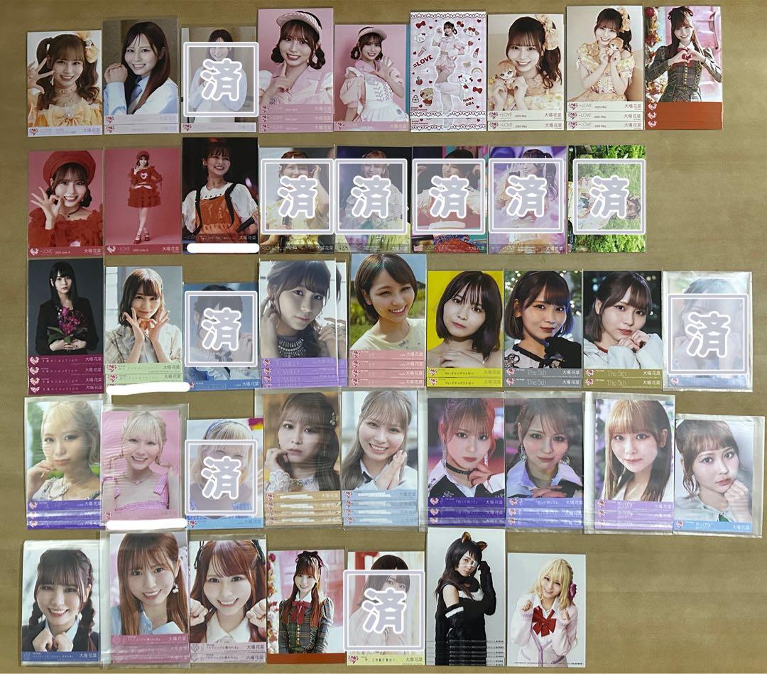 大場花菜 バラ まとめ売り グッズ ミニフォト