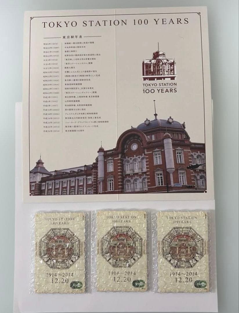 東京駅開業100周年 Suicaカード 3枚セット - メルカリ