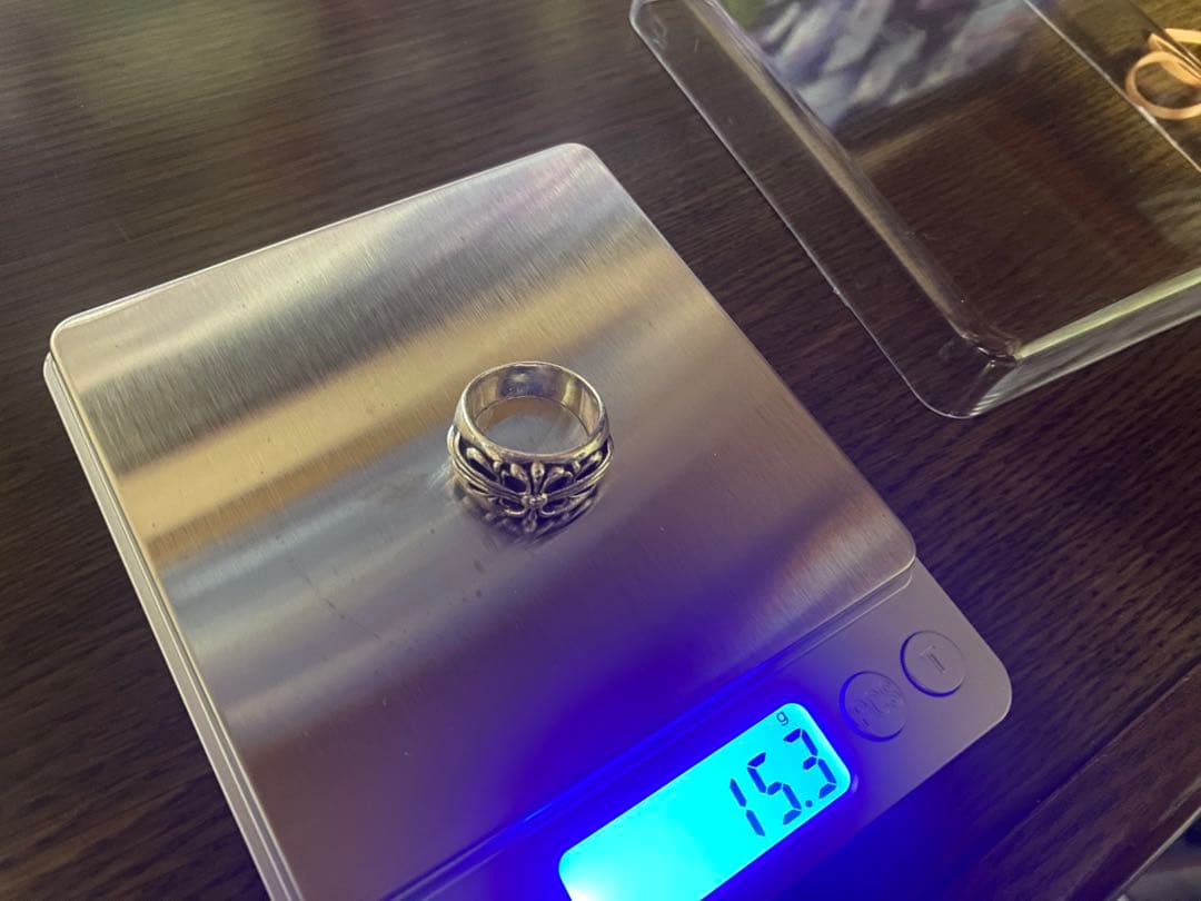 クロムハーツ　フローラルクロスリング　17号