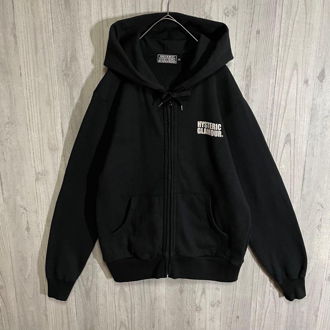 超人気モデル】ヒステリックグラマー デビルガールロゴ ジップパーカー