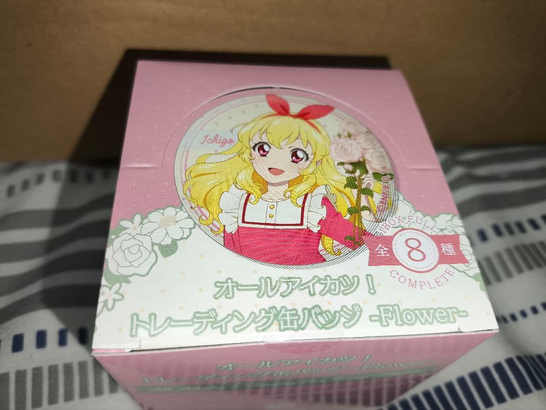 オールアイカツ！　缶バッジ　 Flower　 アニメイト限定　全８種　星宮いちご