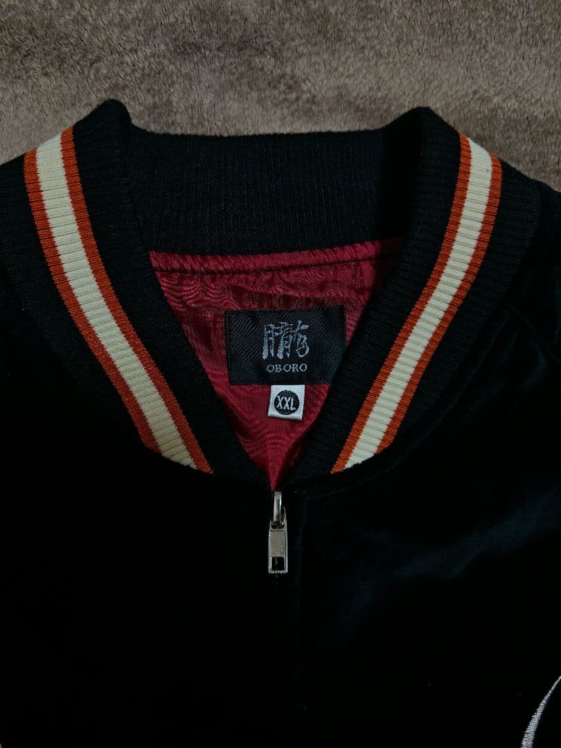 美品 別珍 龍 OBORO 日本限定 スカジャン ベロア vintage - メルカリ