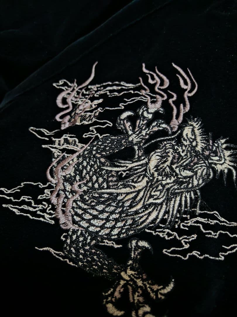 美品 別珍 龍 OBORO 日本限定 スカジャン ベロア vintage - メルカリ