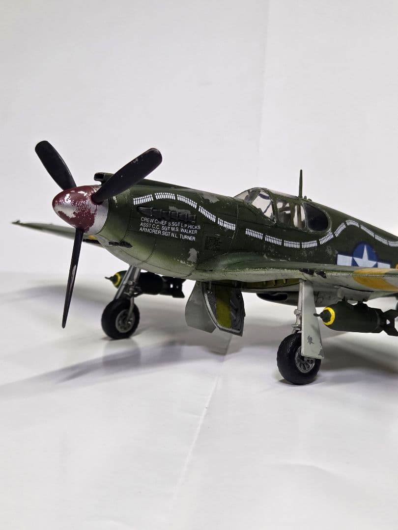 アキュレイトミニチュア　1/48 a-36 アパッチ(p51 派生型) 1/48 Accurate Miniatures A 36-A Apache by David Rapasi