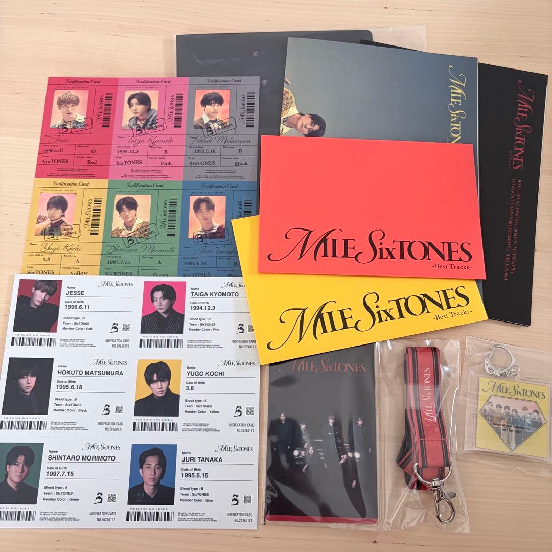 SixTONES MILESixTONES ブックレット込み 3形態特典セット - メルカリ