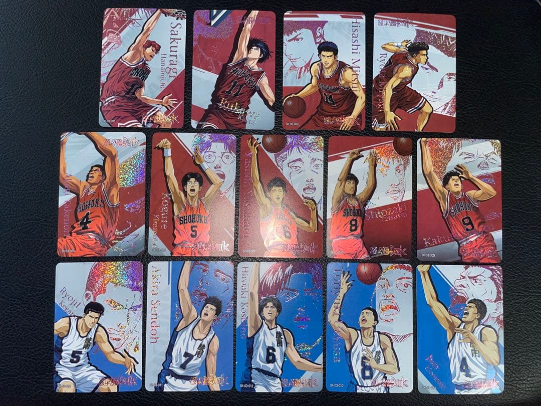 8/4出品② 14枚　スラムダンク　キラカード スラムダンク キラカード セット 8枚 桜木花道 流川楓 三井寿 宮城