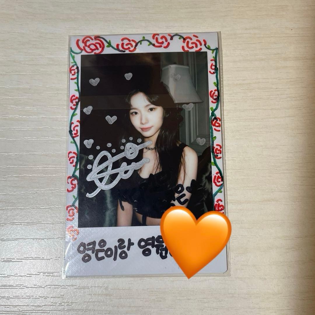 Kep1er FIRST IMPACT ヨンウン 直筆サイン入りポラロイド