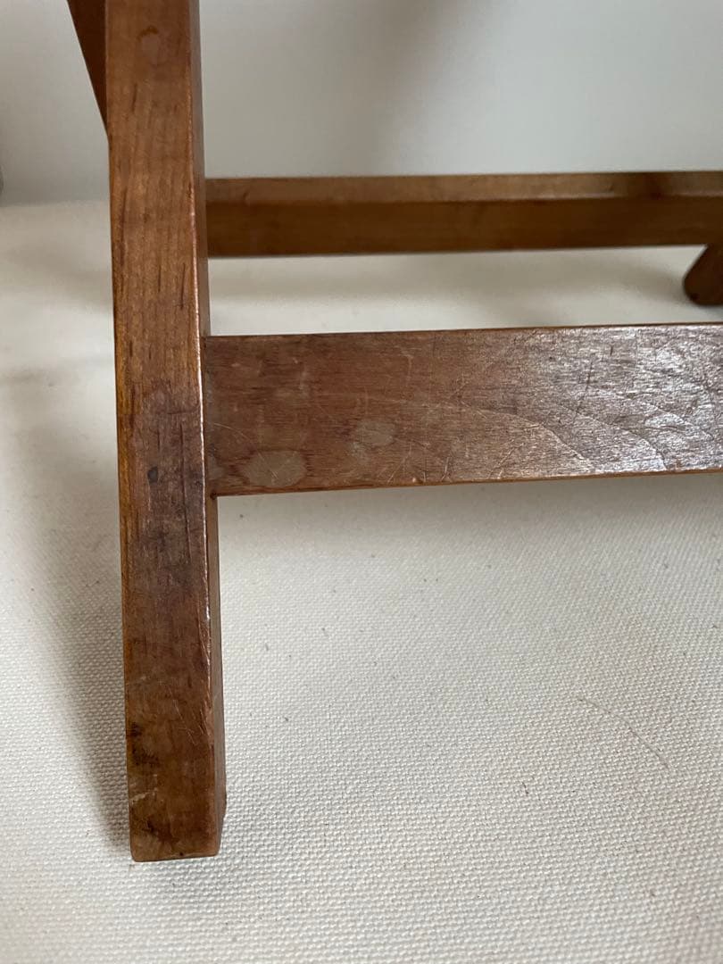 古道具 月光荘 木製 折りたたみ椅子