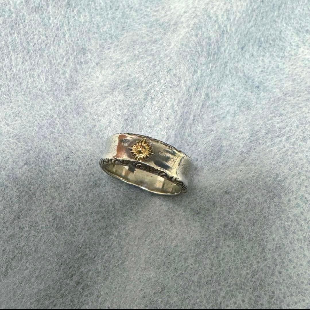 アリゾナフリーダム 太陽神K18 唐草リング 約17号