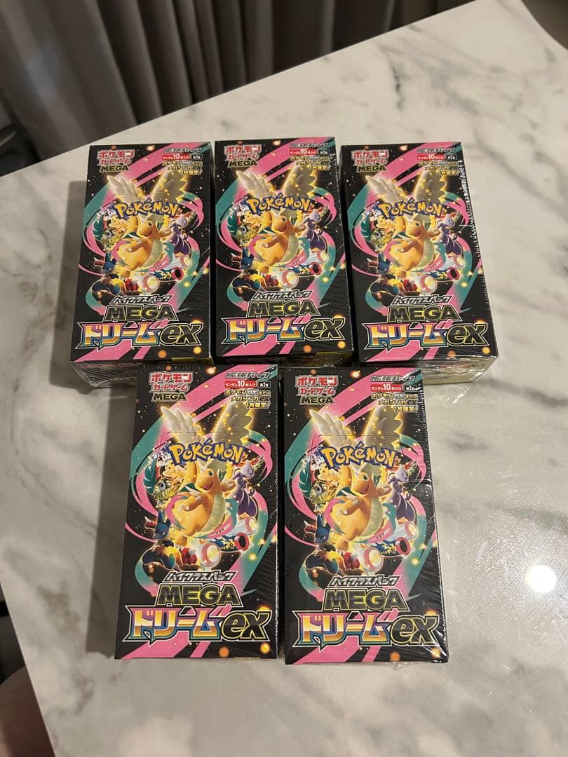 シュリンク付き5BOX】ポケモンカードMEGAドリームEX - メルカリ
