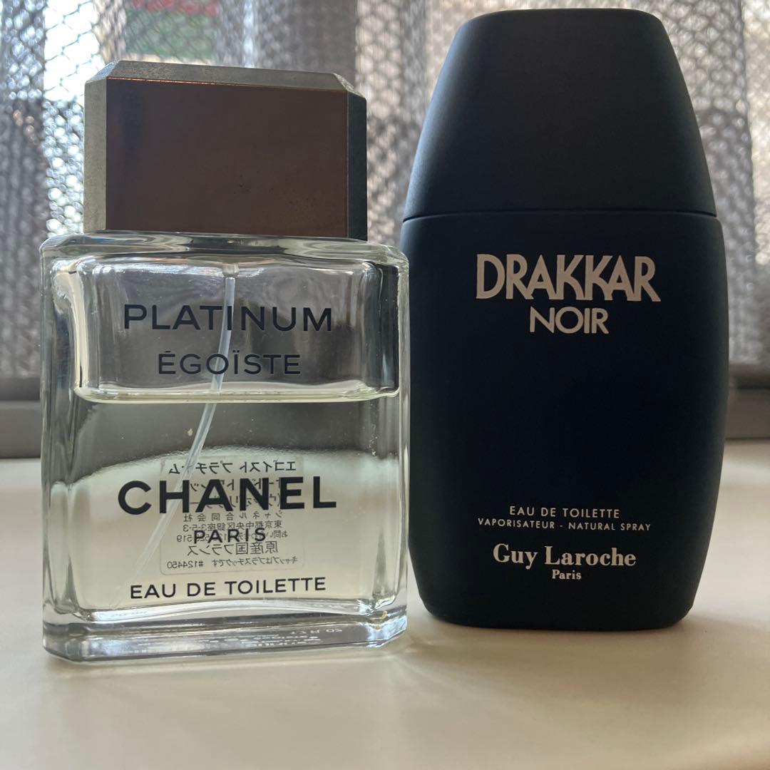 CHANEL PLATINUM ÉGOÏSTE DRAKKAR NOIR セット Guy Laroche Drakkar Noir, Cologne Gift Set for Men, 2 Pieces