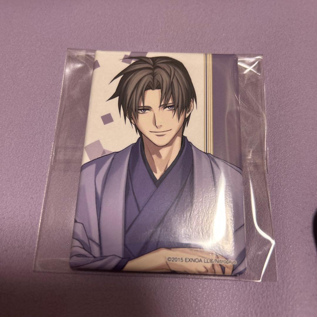 刀剣乱舞 へし切長谷部 スクエア缶バッジ とうらぶ 軽装