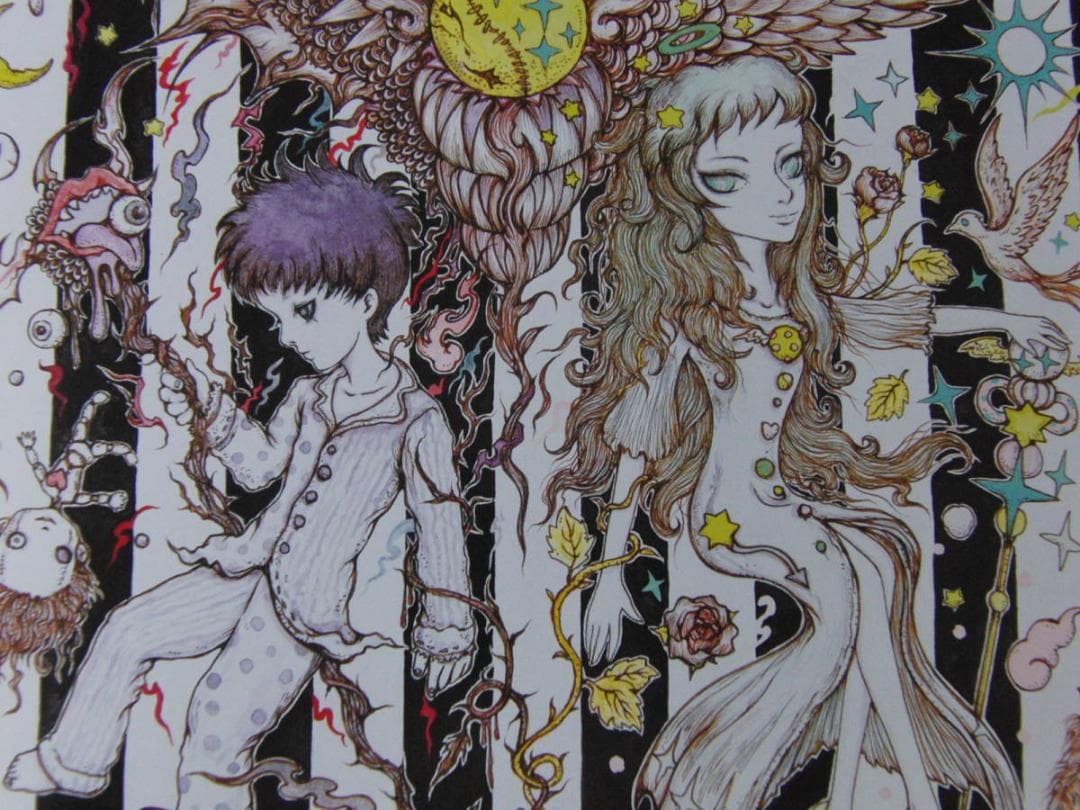 天野弓彦、【Holly&Darkness】、希少な額装用画集より - メルカリ