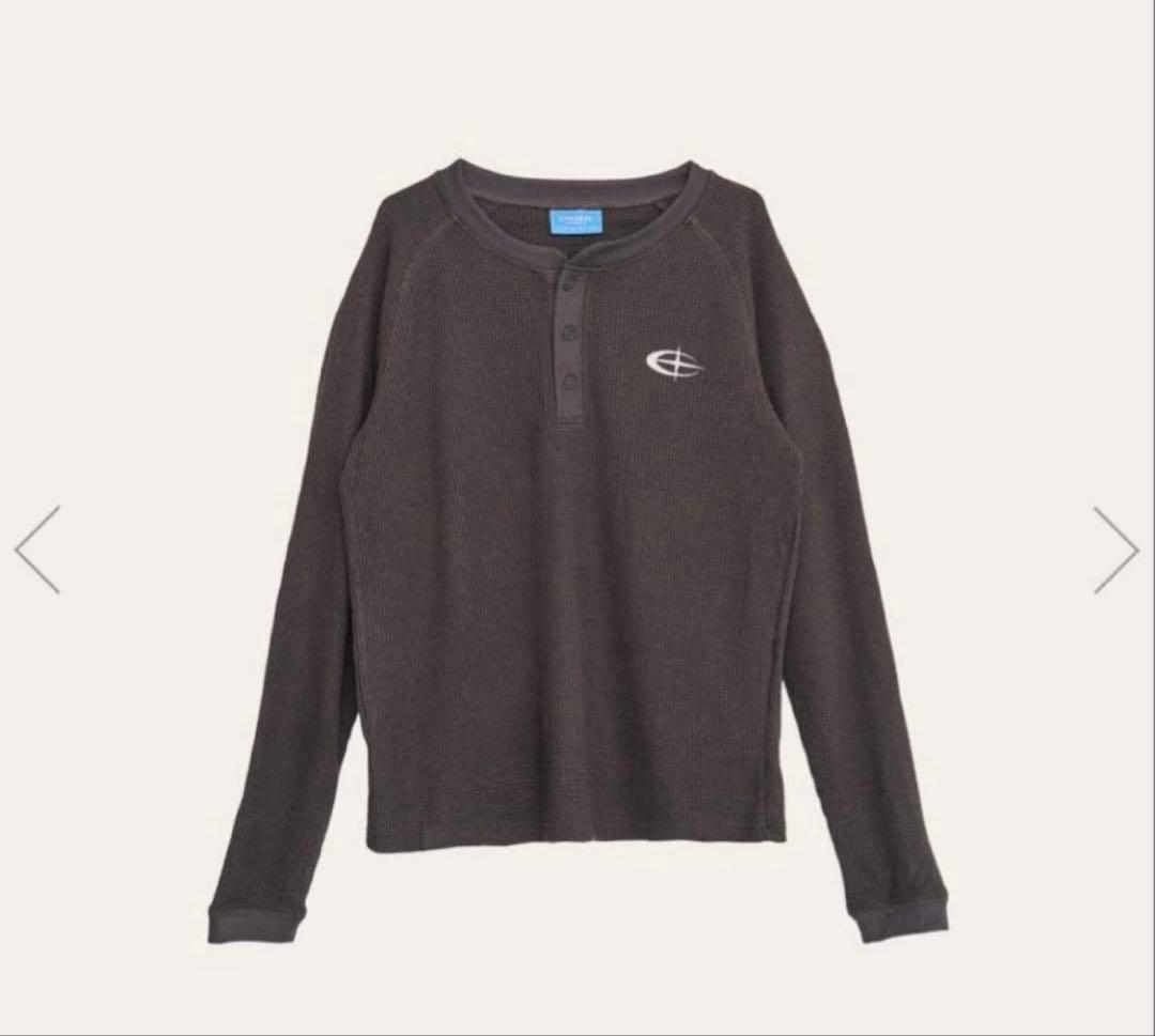 CEN+RAL WUFFLE L/S TEE [チャコール] XL