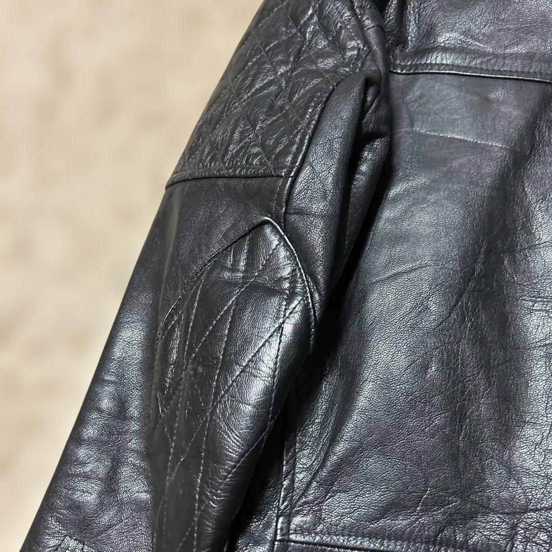 70s UK ヴィンテージ ライダース ロンジャン英国製666パンクルイス