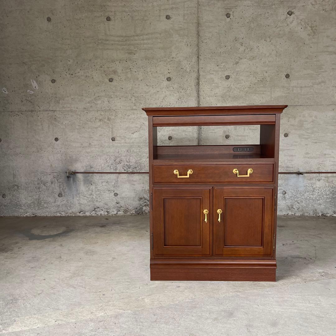 美品　マルニ木工 maruni 地中海シリーズ 電話台 サイドラック ✨人気✨ マルニ木工 地中海シリーズ マガジンラック サイドテーブル