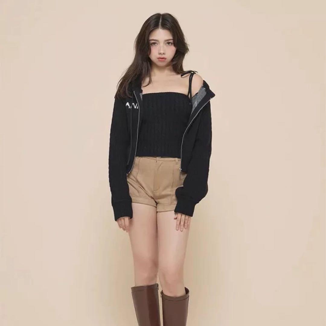 ANDMARY Jeniffer knit hoodie set - メルカリ