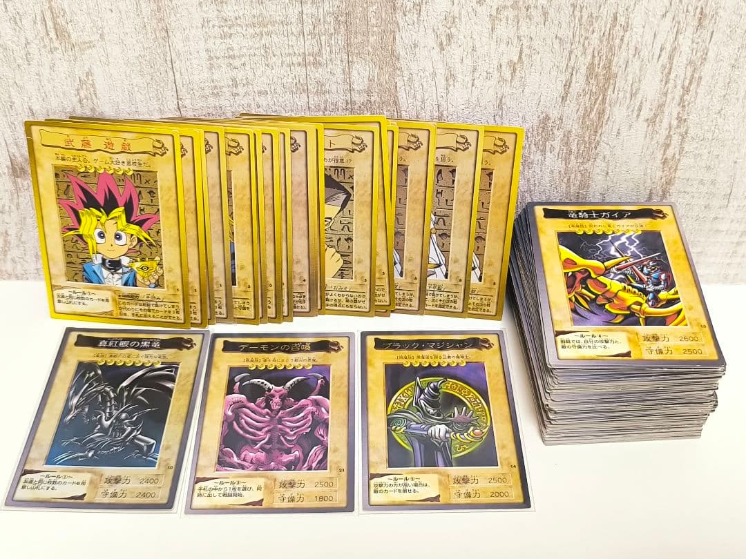遊戯王カード カードダス バンダイ版 まとめ売り 99年 当時物 BANDAI 遊戯王カード 1999 バンダイ版 56枚 まとめ売り｜Yahoo!フリマ（旧