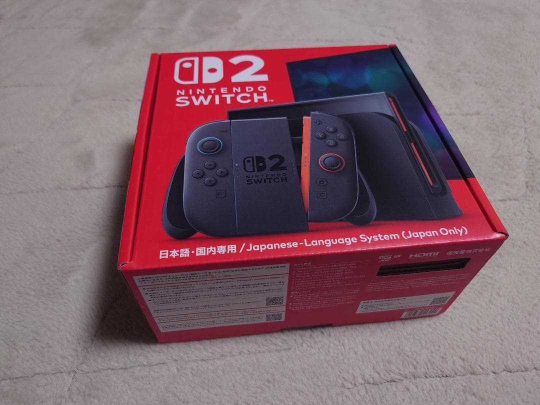 Nintendo Switch2日本語専用本体 メーカー保証書添付用レシートあり