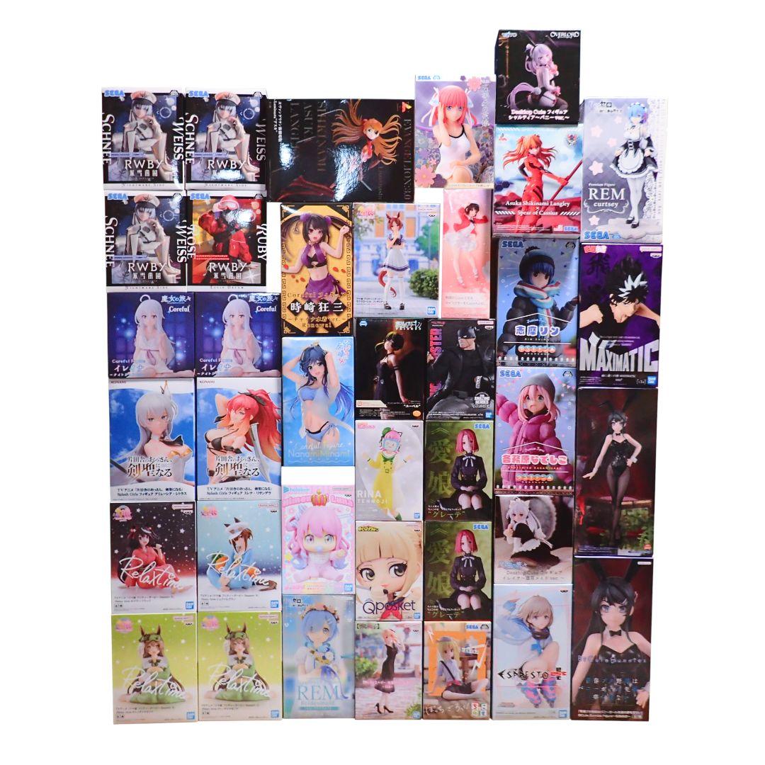 プライズ 38個 フィギュア まとめ売り エヴァンゲリオン ホロライブ ぼざろ等