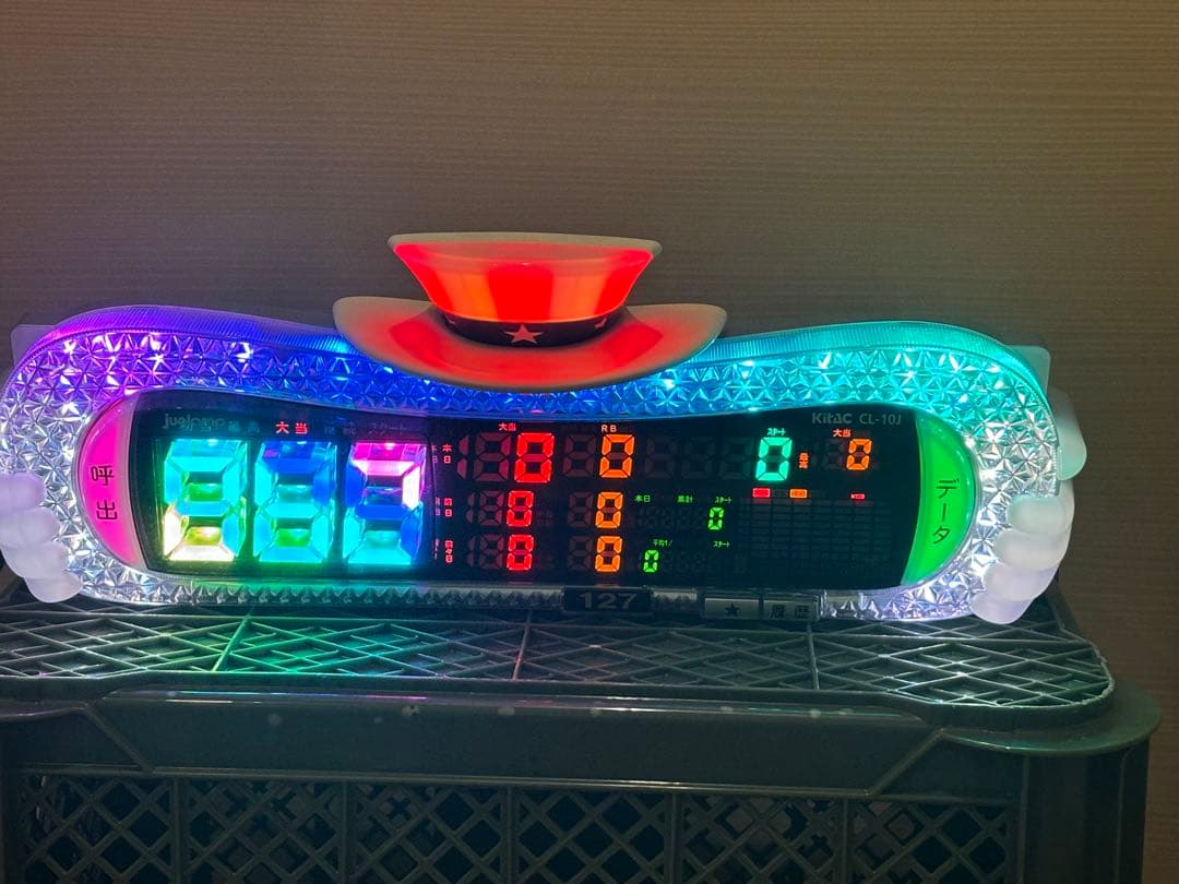 パチスロ用 NIKKEI ジャグランプ1 データカウンター 家スロ用加工済