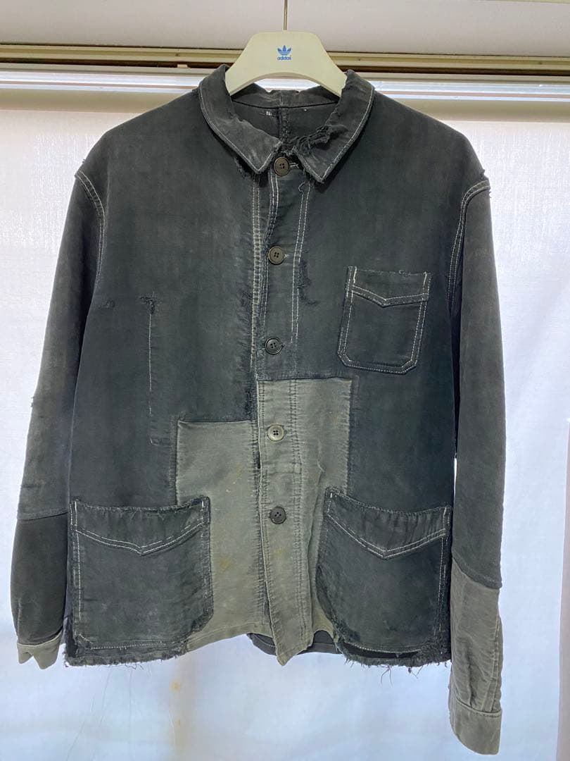 30s ブラックモールスキンジャケット