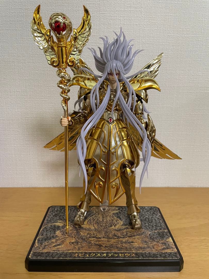 聖闘士聖衣神話EX蛇遣座 オピュクスオデッセウス 海外製 おまけ新造形顔髪パーツ