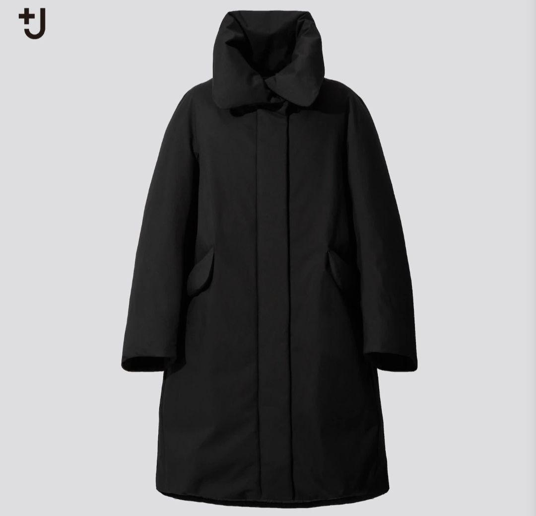 ユニクロ UNIQLO +j プラスジェイ ハイブリッドダウンコート 黒　新品