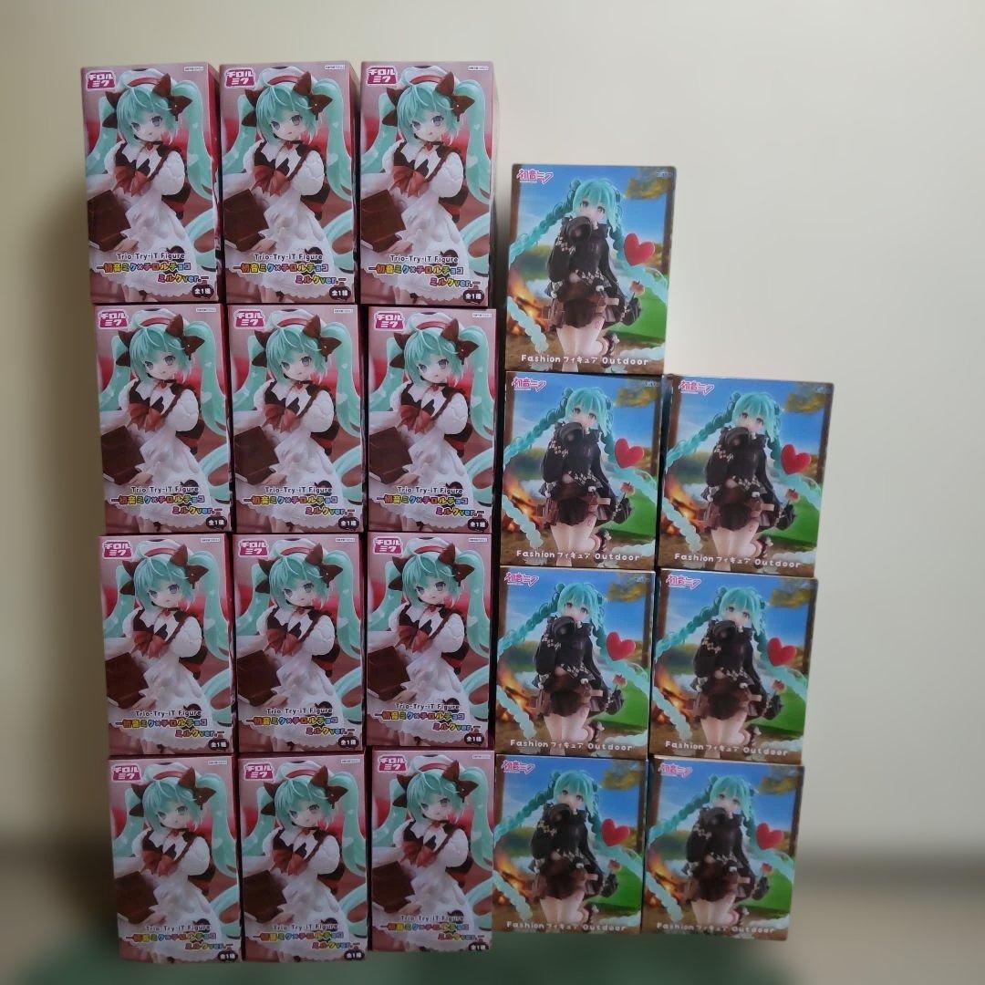 初音ミク フィギュア チロルチョコ fashion Outdoor 19個