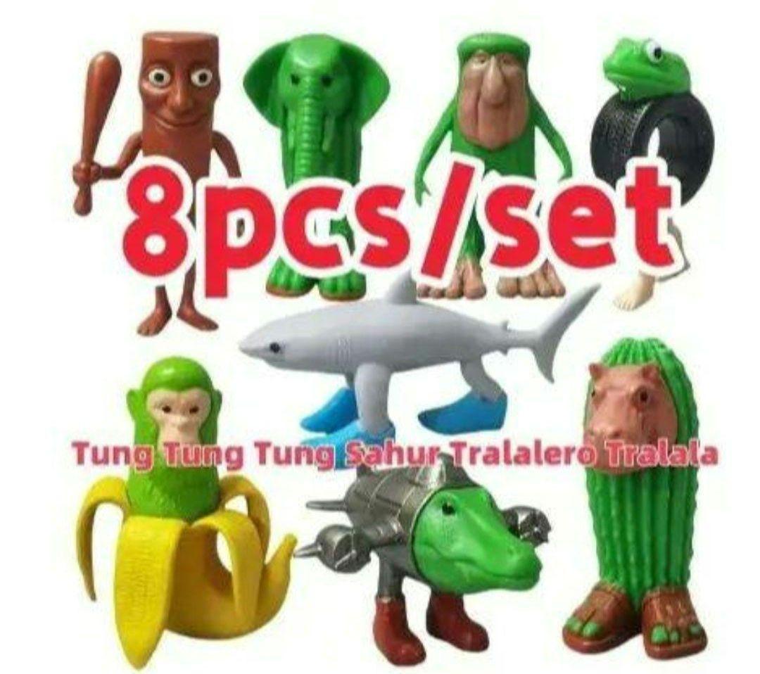 イタリアンブレインロット フィギュア 8個セット トゥントゥントゥンサ