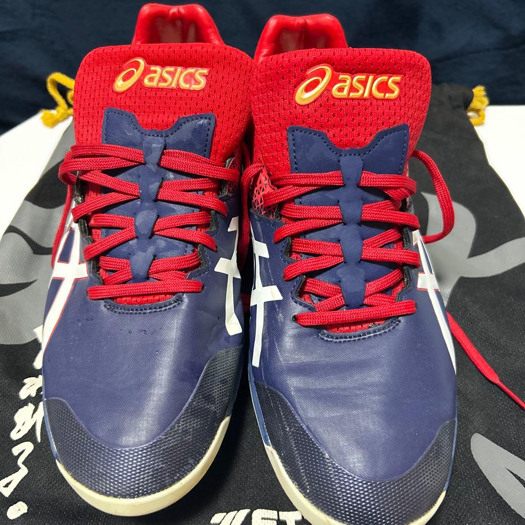 野球 asics GOLDSTAGE ポイントスパイク 鈴木誠也モデル