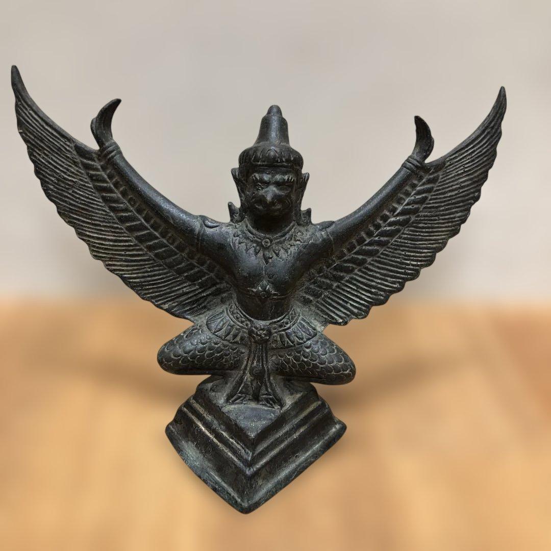 クメール ガルーダ 仏像 仏教美術 骨董 置物 GE】R391【コレクター所蔵品】《大名品》鎌倉期 銅千手観音/仏教美術