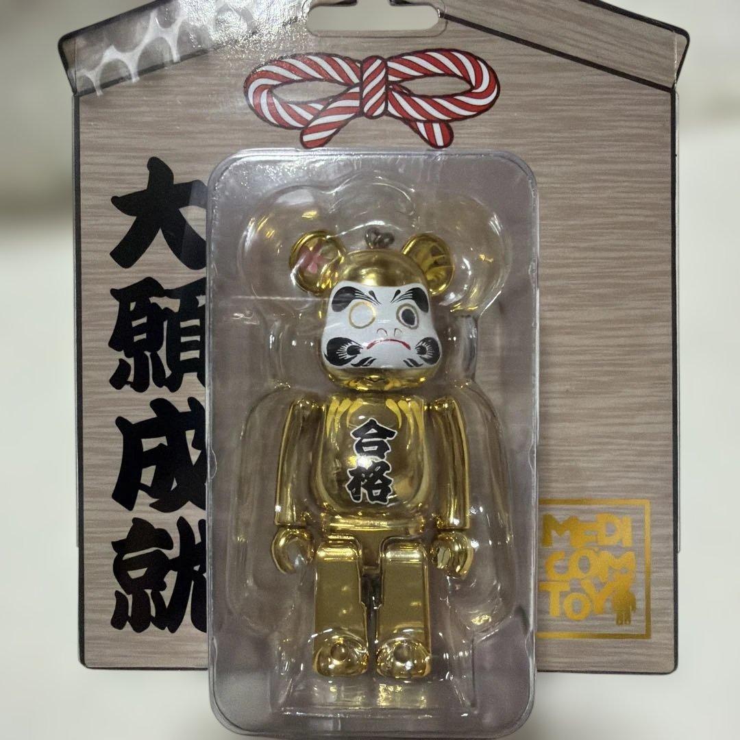 BE@RBRICK 達磨 合格 金メッキ 100％ - メルカリ