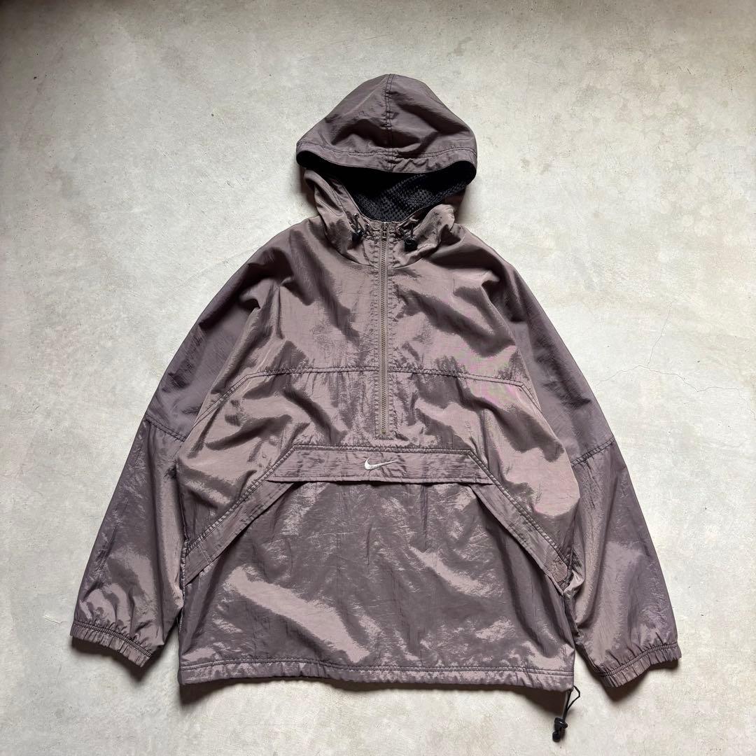 ナイキ　アノラックジャケット　ナイロンジャケット　90sレアカラー