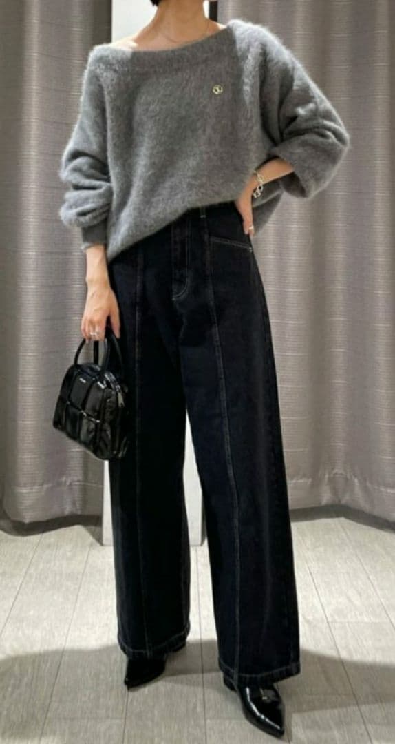 CAPRICIEUX LE'MAGE【C.L】FOXカシミアボートネックニット - メルカリ