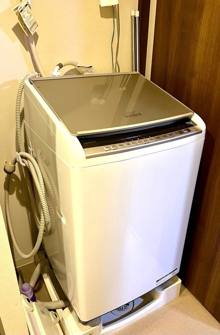HITACHI ビートウォッシュ 洗濯乾燥機 BW-DV80E クリーニング済