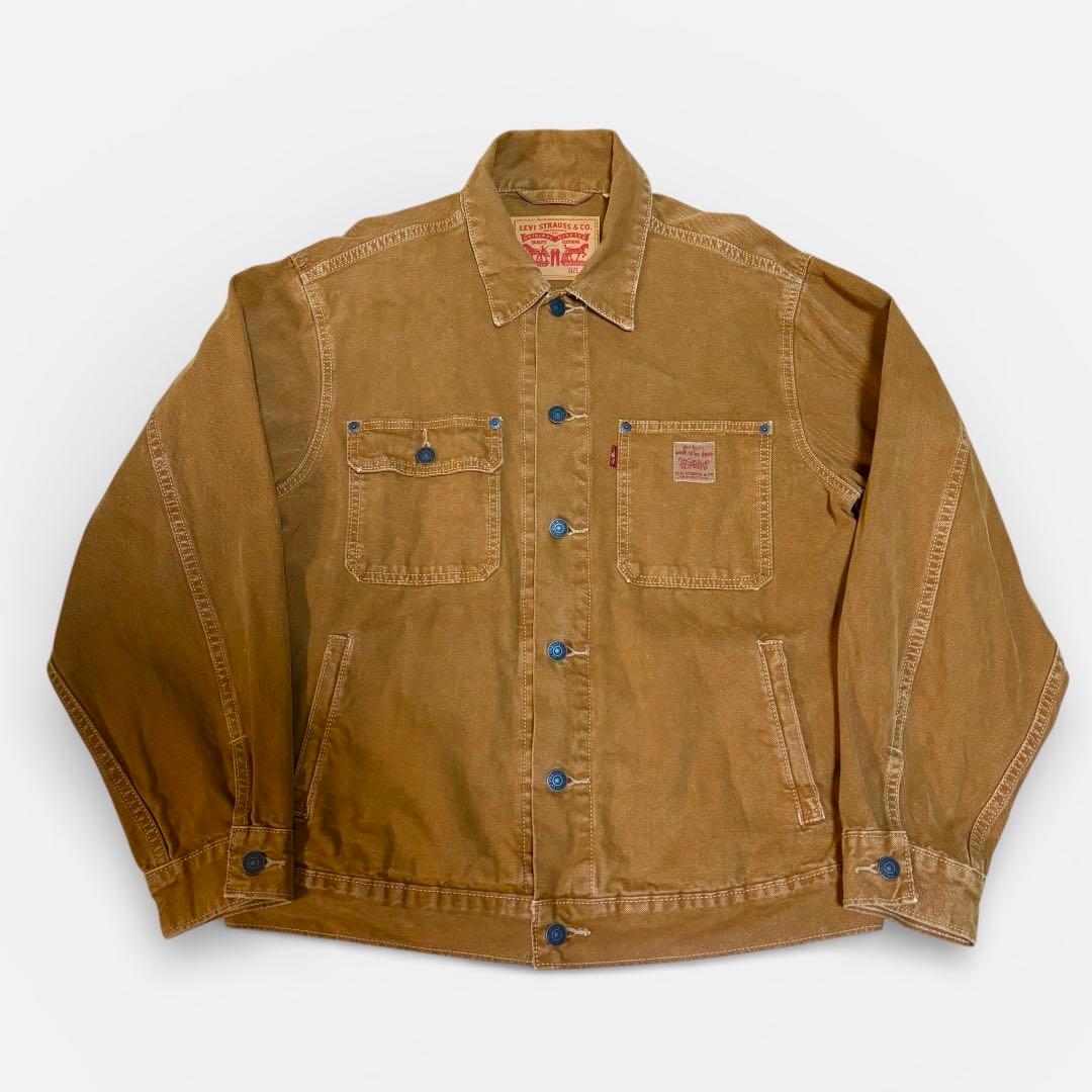 リーバイス サンライズ トラッカージャケット ダック Levi's ブラウン