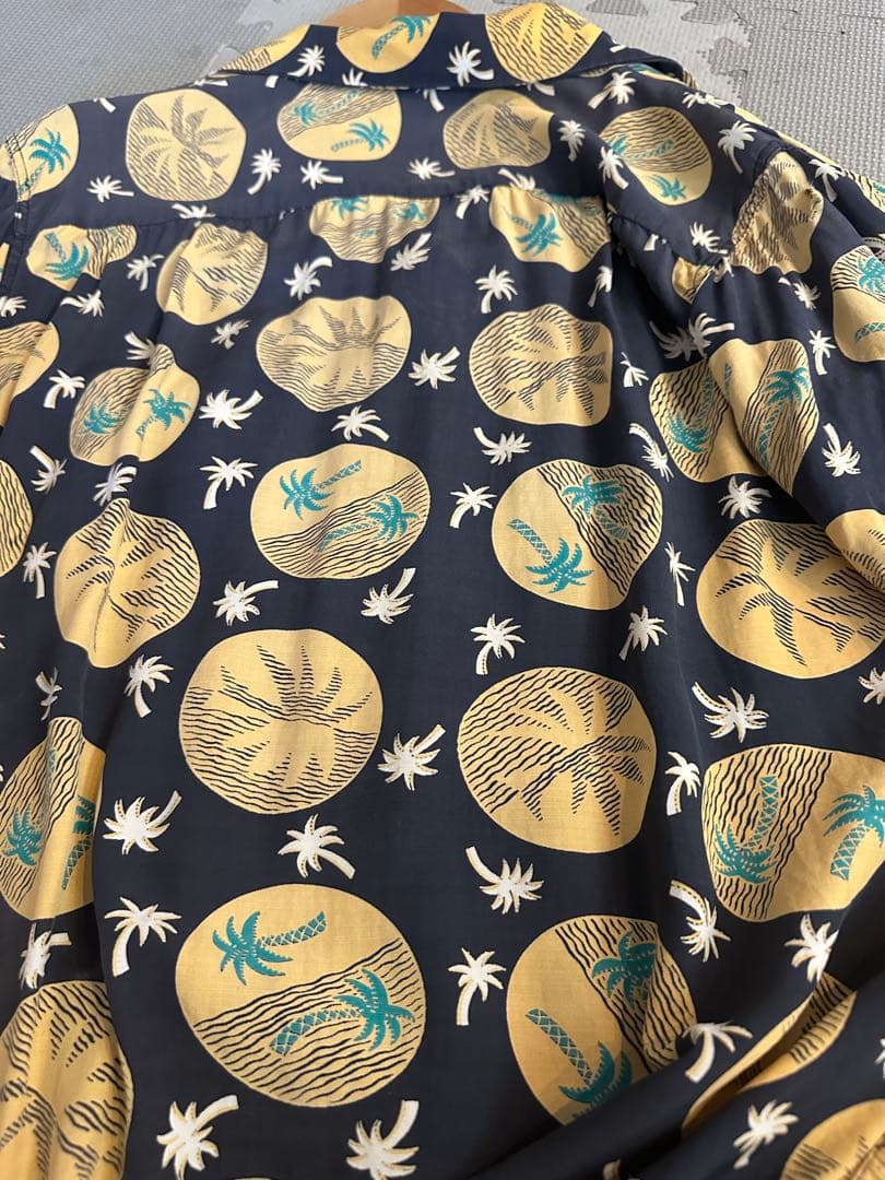 m*m様 ヴィンテージ カハナモク アロハ ネイビー - メルカリ