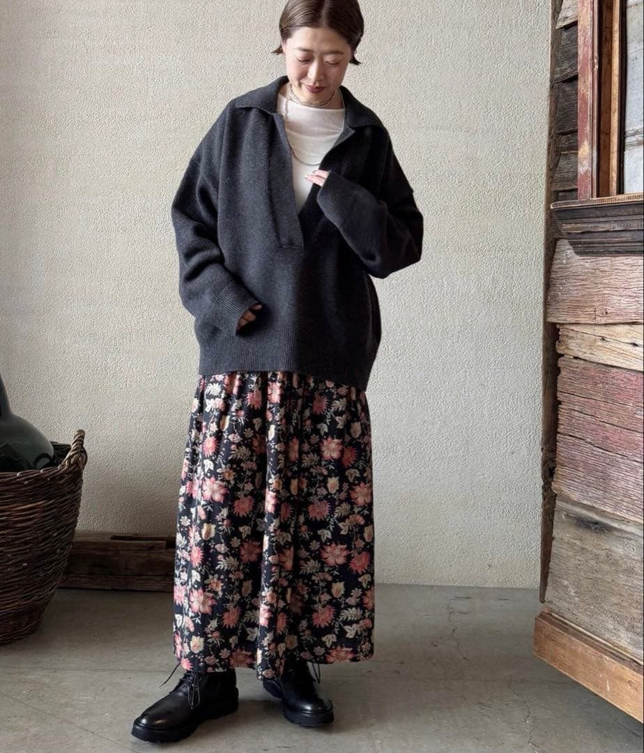 ジャーナルスタンダード ラックス ソイル フラワープリントギャザー