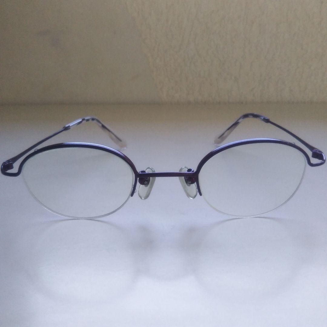 Zparts 眼鏡　Z-108 Col.BRIP ハーフリム正規品　本皮ケース付