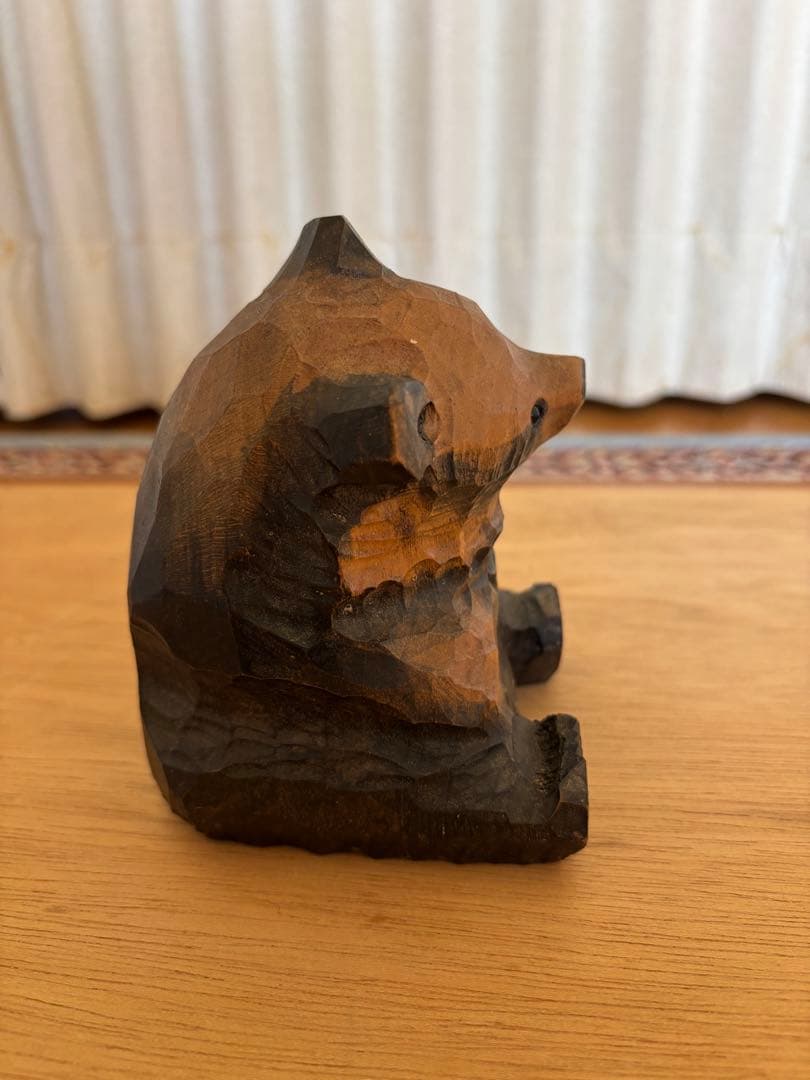 木彫 熊 大和彫 大和正幸 熊彫 親子熊 - メルカリ