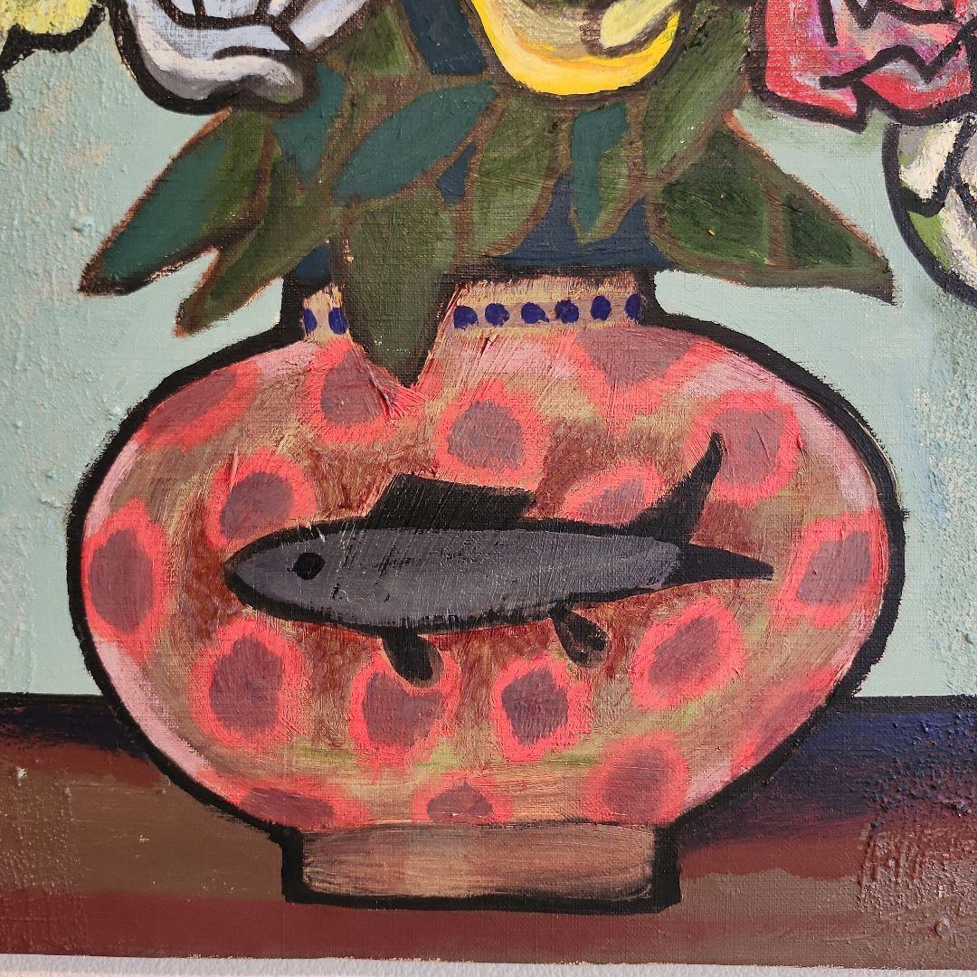 田渕眞兒　油絵　油彩　薔薇シリーズ　花　No.3-6+t+s