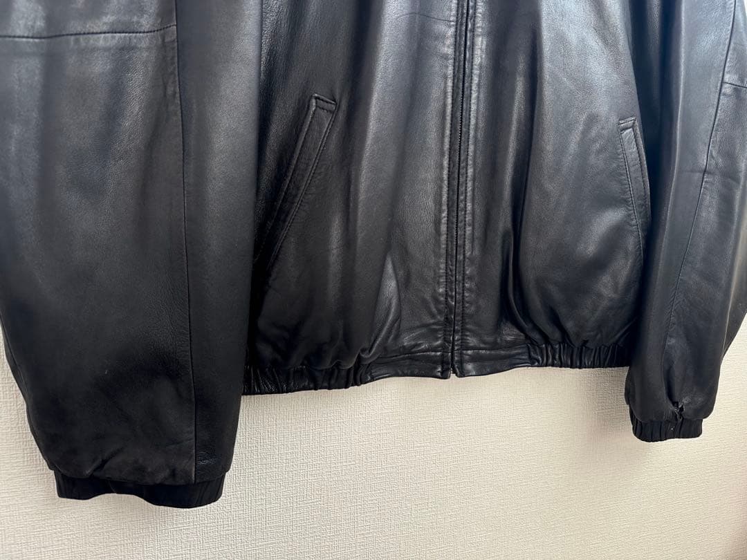 超超スペシャル ポニー無し 90s ラルフローレン レザー ジャケット XL
