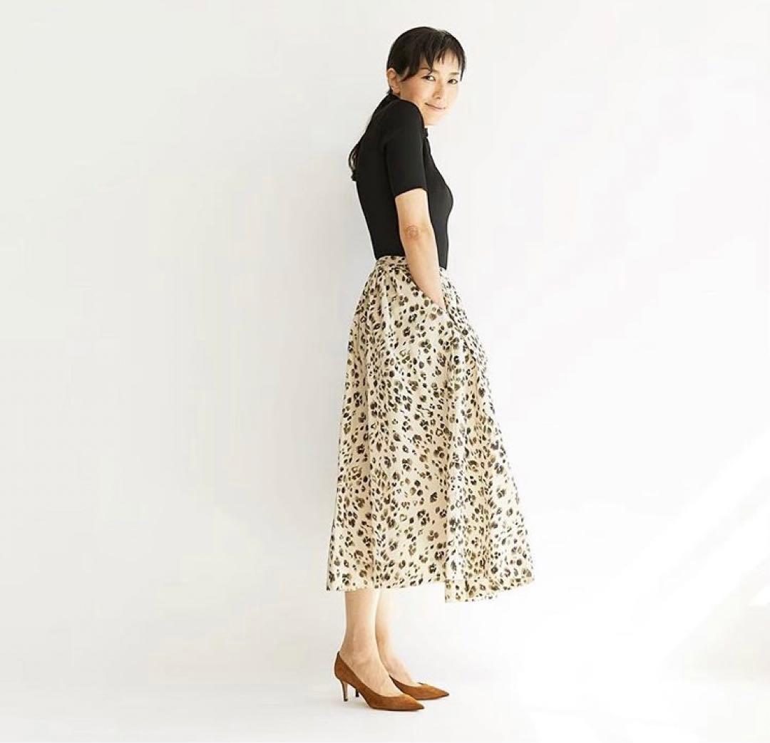 未使用 SINME レオパードプリントスカート size2 - メルカリ