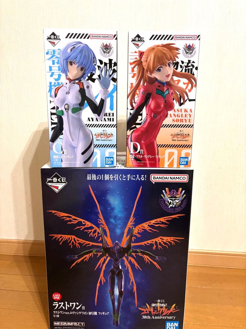 一番くじ ラストワン賞 初号機 C賞 綾波レイ D賞 アスカ 下位賞付き 一番くじ ラストワン賞 初号機 C賞 綾波レイ D賞 アスカ 下位