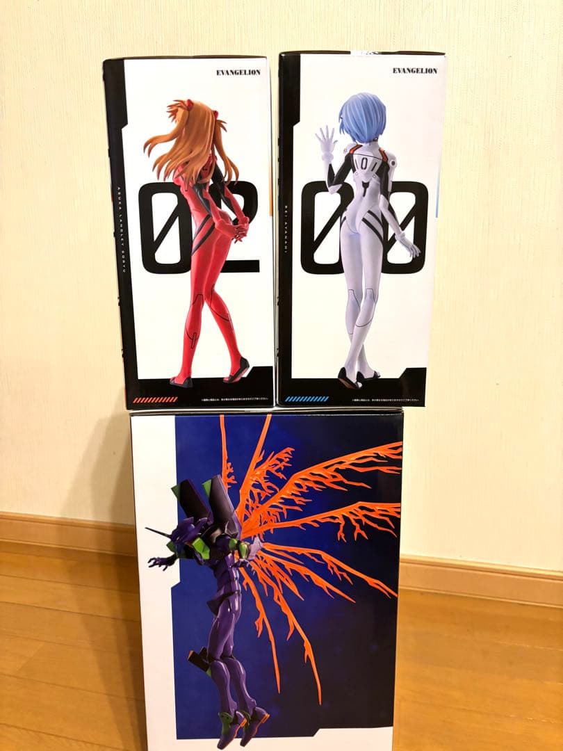 一番くじ ラストワン賞 初号機 C賞 綾波レイ D賞 アスカ 下位