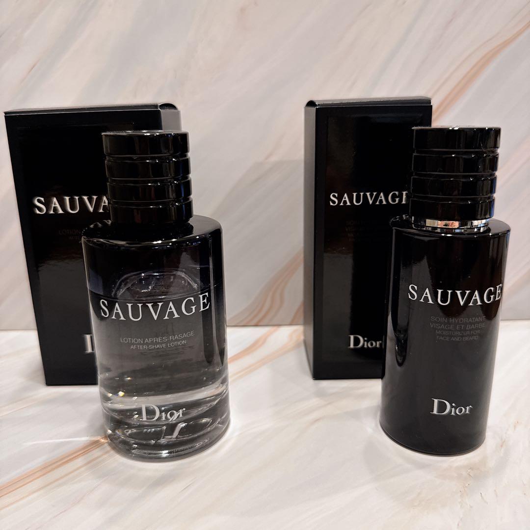 Dior SAUVAGE ソヴァージュフェイスモイスチャライザー　2点セット
